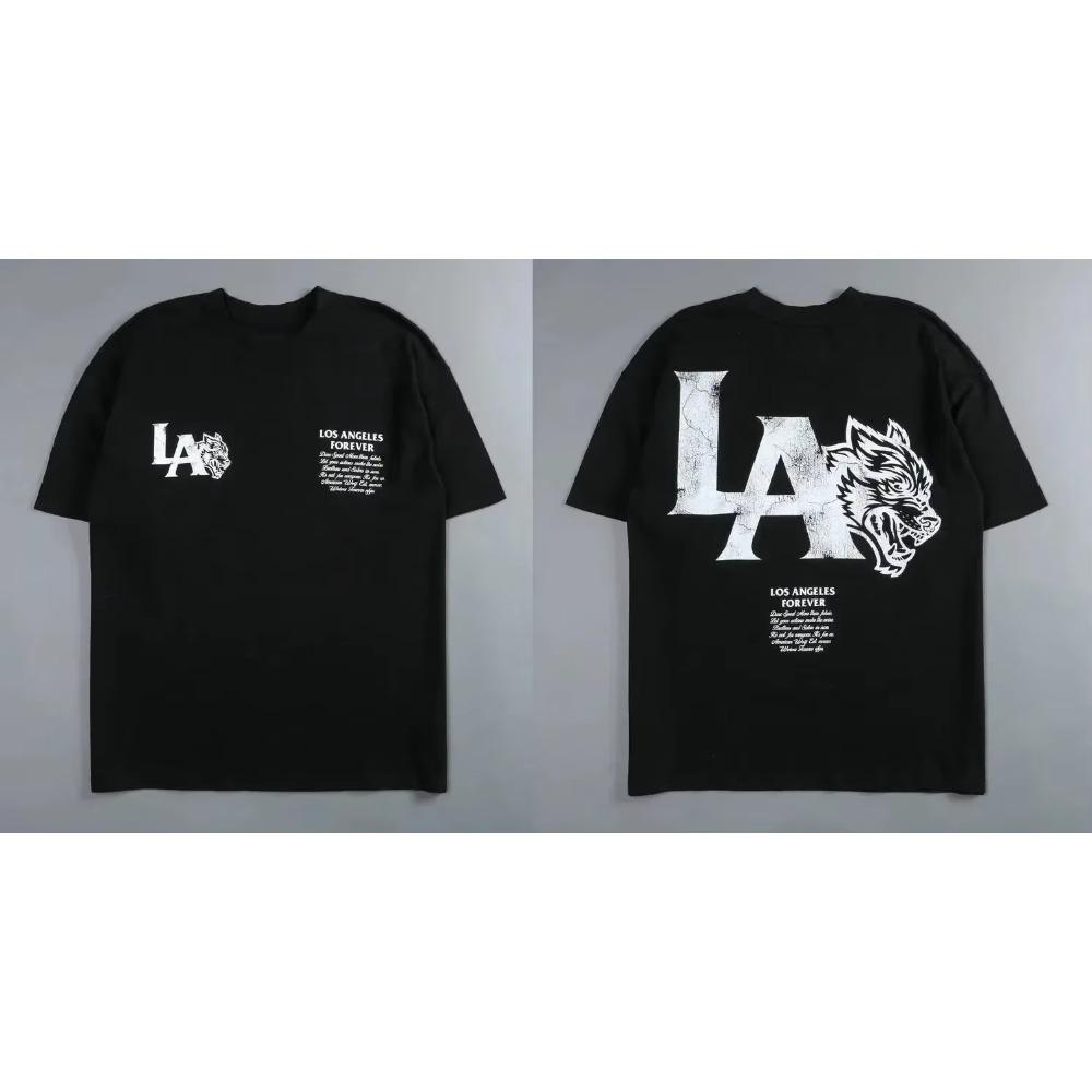 Darc Wolfskopf Lustiger Aufdruck Workout Fitnessstudio Fitness 100% Baumwolle Herren T-Shirt Kurzarm Lässiges T-Shirt Mode Sport Übergroße Y2k Oberteile