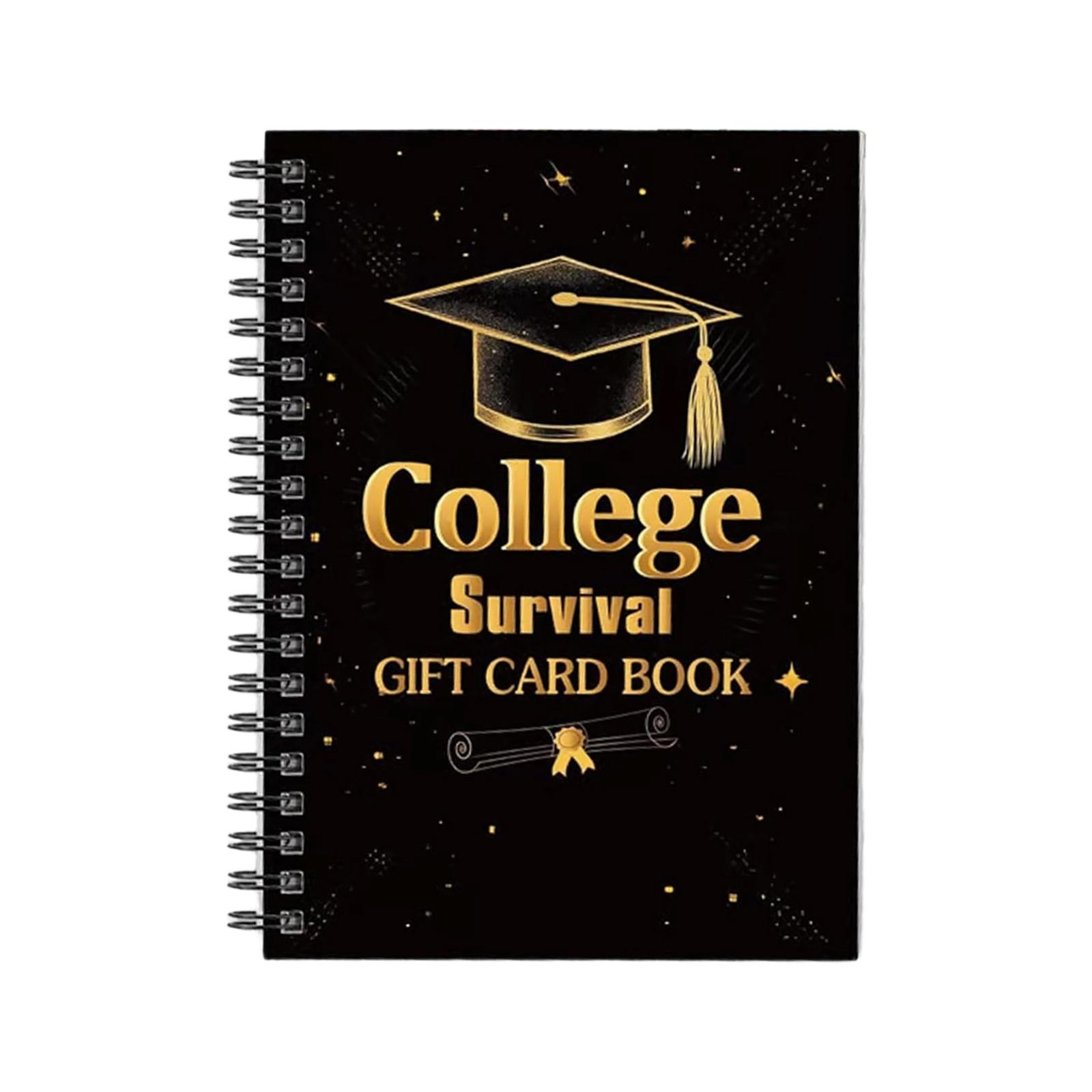 

College Gift Card Book, Graduation Gift Card Book, 2026 College Booklet Organizer Leaving Home High School Birthday Care Package Ca One Size