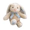 Plush Bunny Toy With Floral Design For Kids Comfort And Sleep