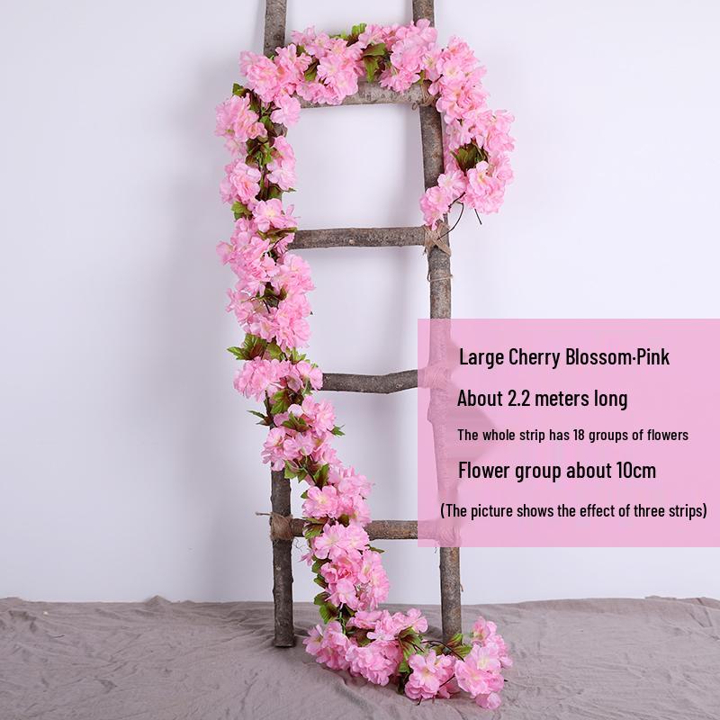 Artificial Rose Vine Hanging Basket and Arch Decoration