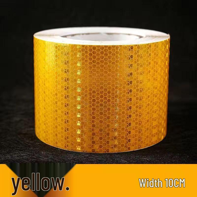 

Флуоресцентная светоотражающая защитная лента: Ширина 5 см, 10 см, 15 см для ночного движения, предупреждение о столкновении Length 6m