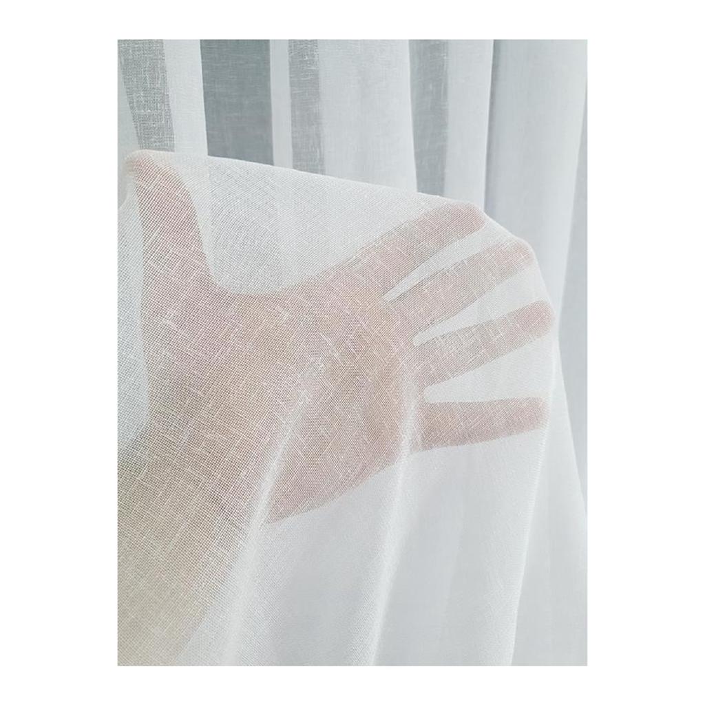 Dora Natural Linen Tulle Curtain 1/2,5 Battle Original Wrinkling 2022 Season Vanessa Curtain Series