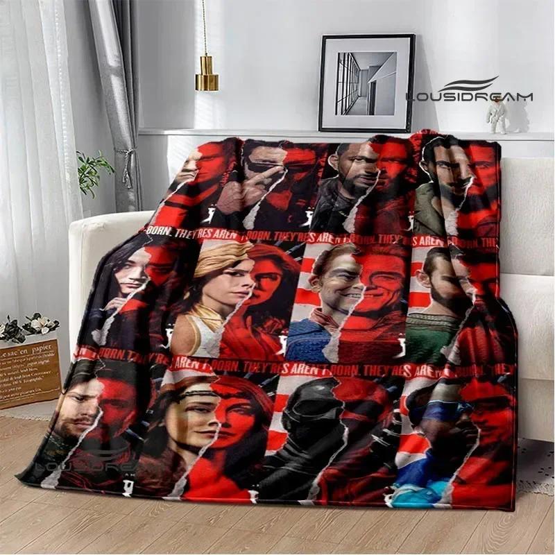 U.S. Drama The Boys Printed Blankets Picnic Blanket Warm Flannel Blankets Soft and Comfortable Blanket Bed Linings Birthday Gift