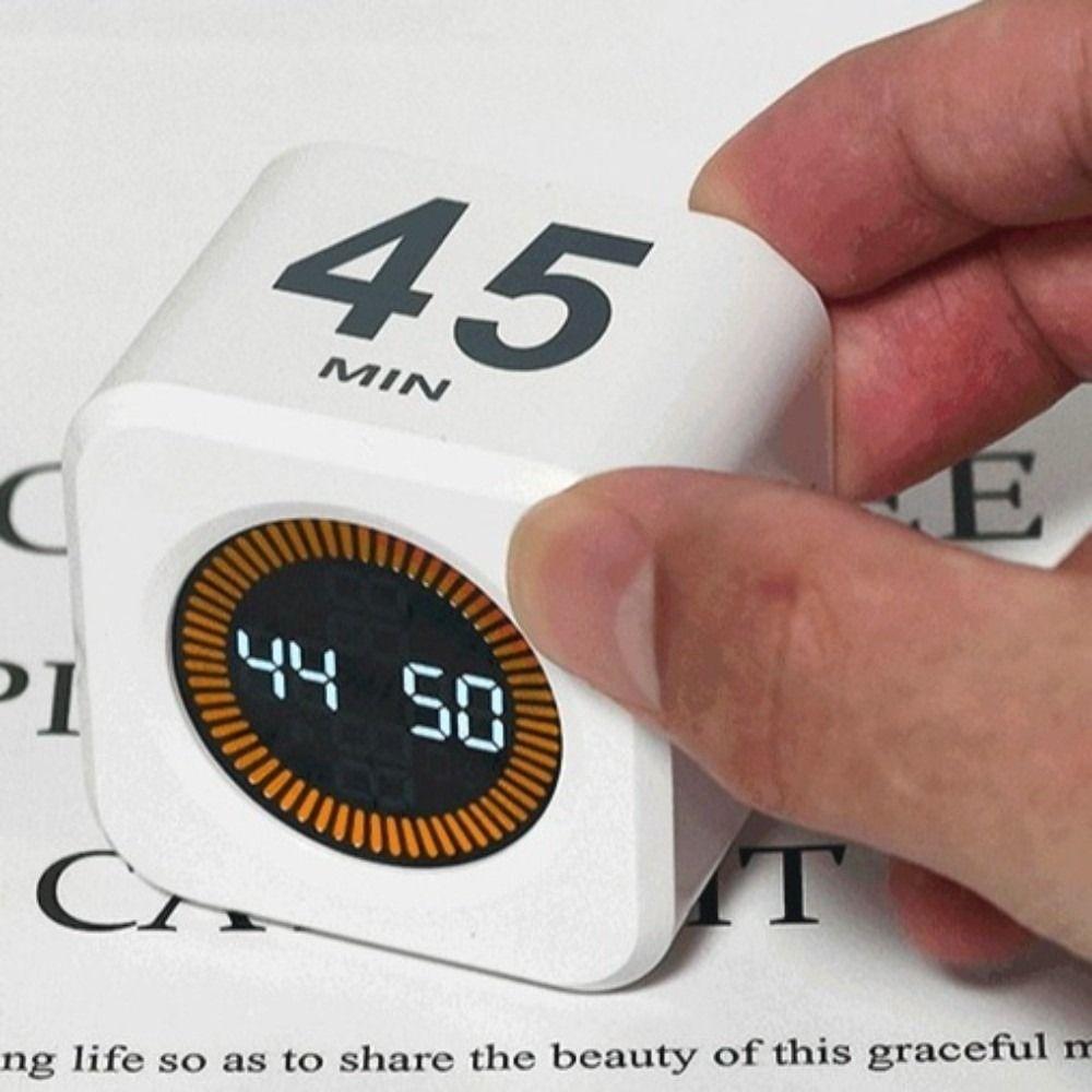 LED Display Visual Flip Timer 4 Preset Time Gravity Sensor Timer  Office Productivity