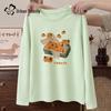 Women's Autumn Long-Sleeve Graphic T-Shirt