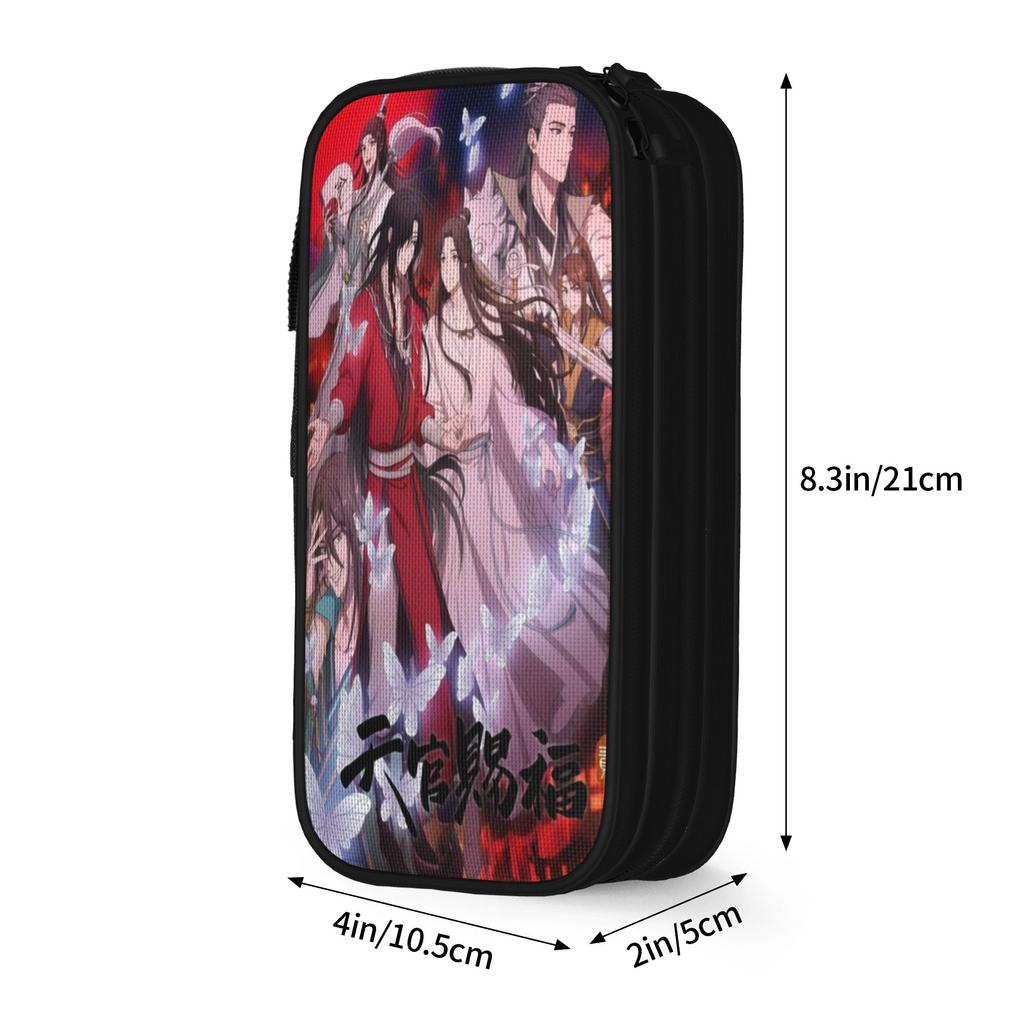 Heaven Official's Blessing Pencil Case Fun Pen Box Bag Student Big Capacity School Supplies Gifts Pencilcases