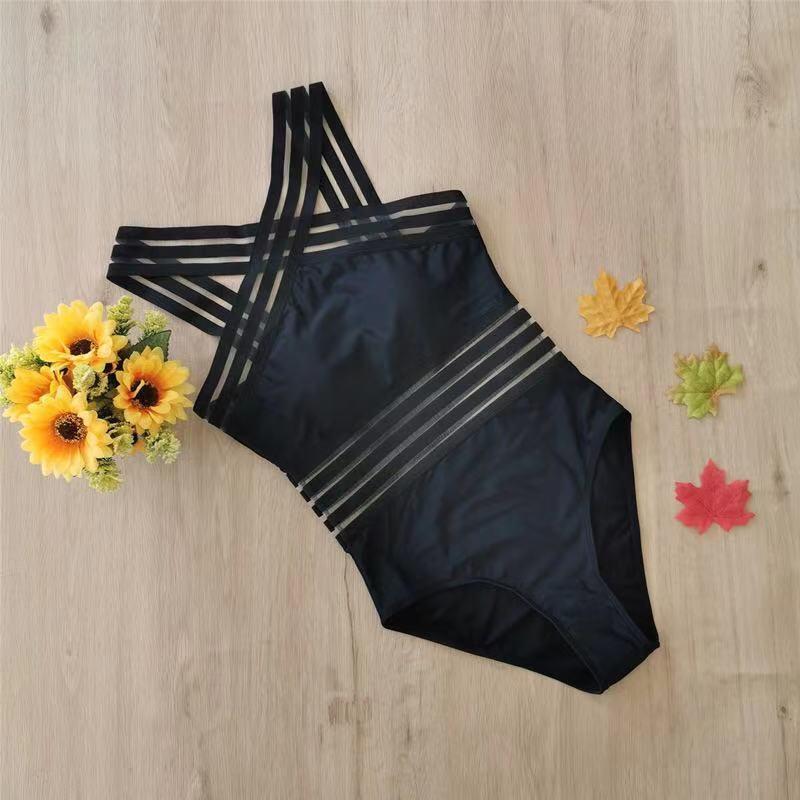 Damen Bauchkontrolle Monokini Einteiliger Badeanzug Badeanzug Schwimmkostüm