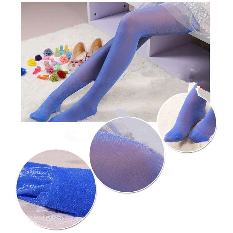 1Pc Sparkle Night Party Sexy Silver Glitter Pantyhose Ladies' Spandex Shiny Stockings Tights Women