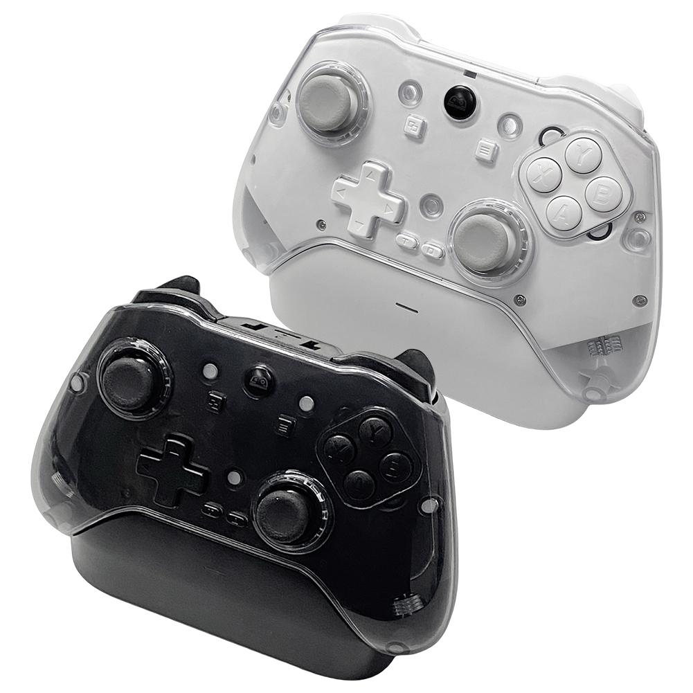 Wireless Controller Bluetooth-Compatible 5.3 for Android iOS PC Steam Macro Back Buttons Hall Effect Joystick with Charging Dock