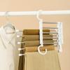 5-in-1 White Pants Rack - 1 Piece