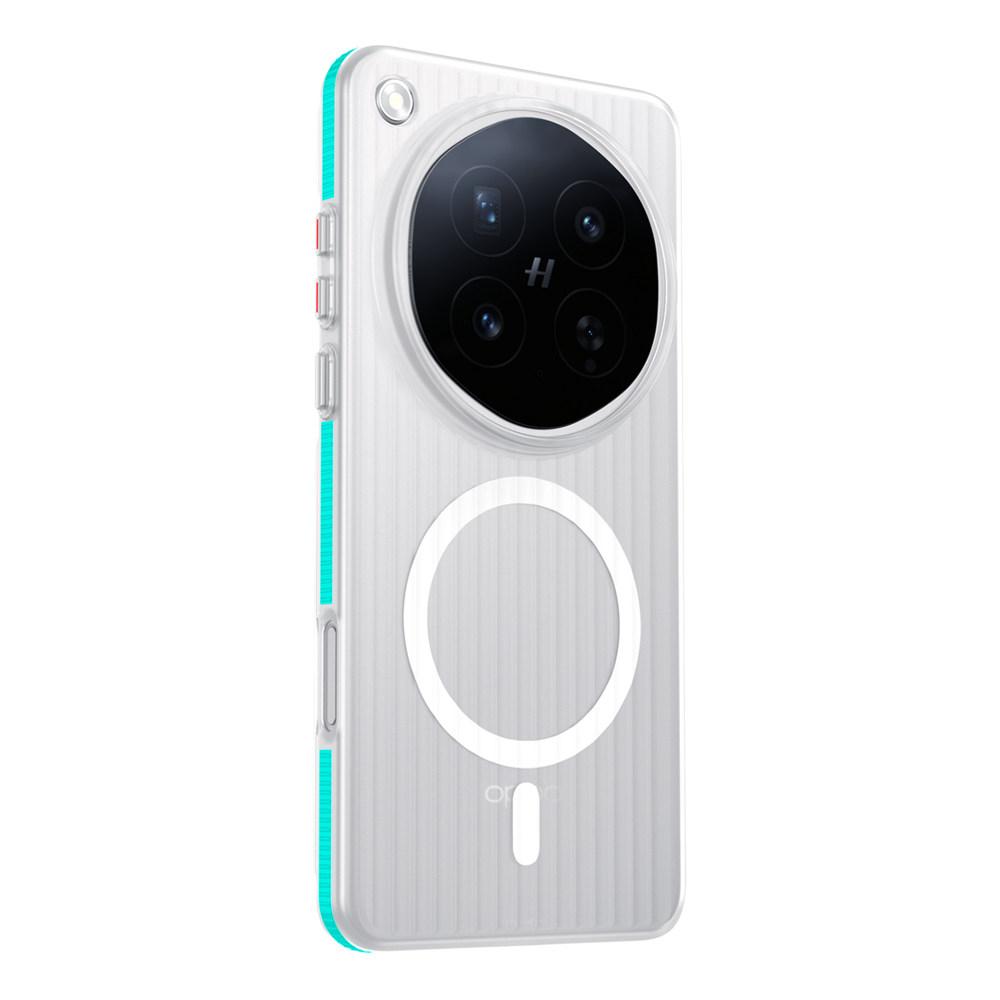 For OPPO Find X9 Ultra Case Fashion New Style Magnetic Matte Transparent Corrugated Phone Back Cover Dustproof Shockproof Bumper