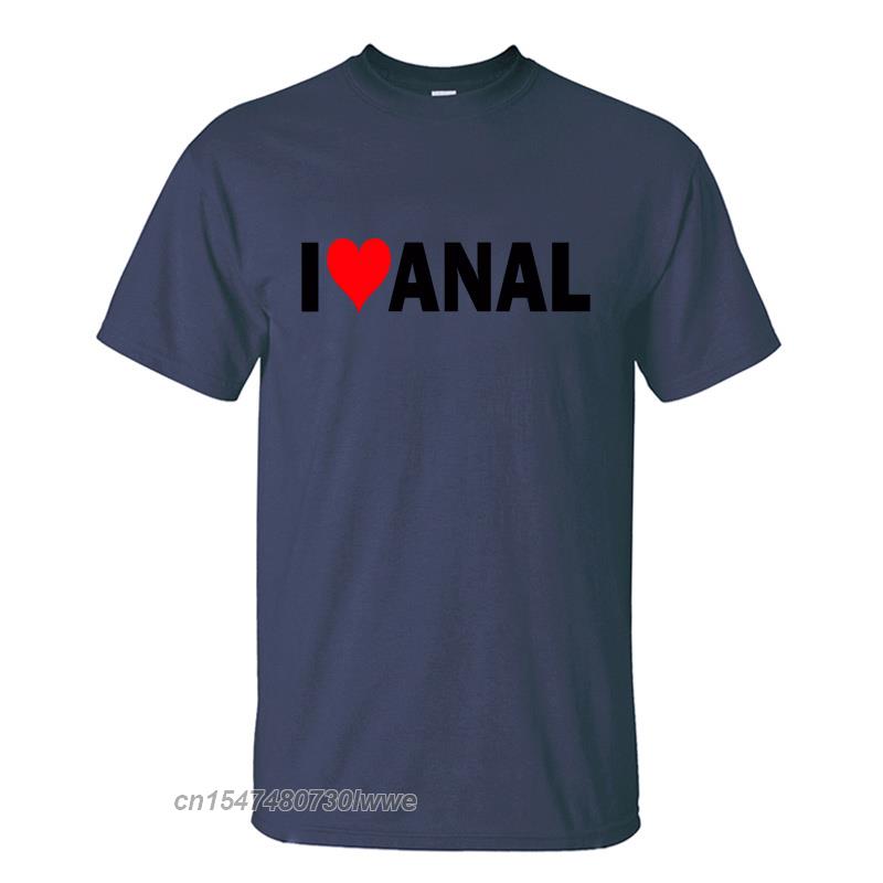 Streetwear Tempo Libero Harajuku Maglietta Top Alfabeto Interesse I Love Anal Maglietta Unisex Fresca Maglietta Battito Cardiaco Maglietta Oversize