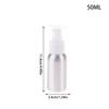 30-150-500Ml Aluminum Liquid Bottle Portable Lotion Dispenser Empty Container Refillable With Full Cover Cap For Cosmetics