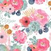 Rosenrote Blüte Selbstklebende Tapete Morden Floral Abziehen und Aufkleben Tapete Für Mädchenzimmer Kinderzimmer Wasserdichter Schrankaufkleber