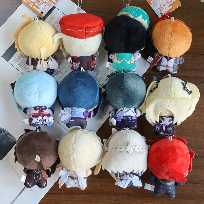 Genshin Impact Chibi Tartaglia Plush Pendant Keychain Ornament