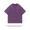 Heavy Fabric Vintage Men Oversized Tees 2026 Summer Short Sleeve Casual O Neck Man Tshirt Acid Washed T-shirts Tops