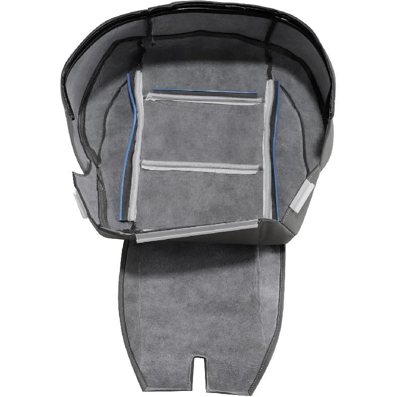 SecosAutoparts Driver Bottom Leather Replacement Seat Cover Gray Compatible with Nissan Titan LE XE 2005 2006 2007 2008 2009 2010 2011 2012 2013 2014