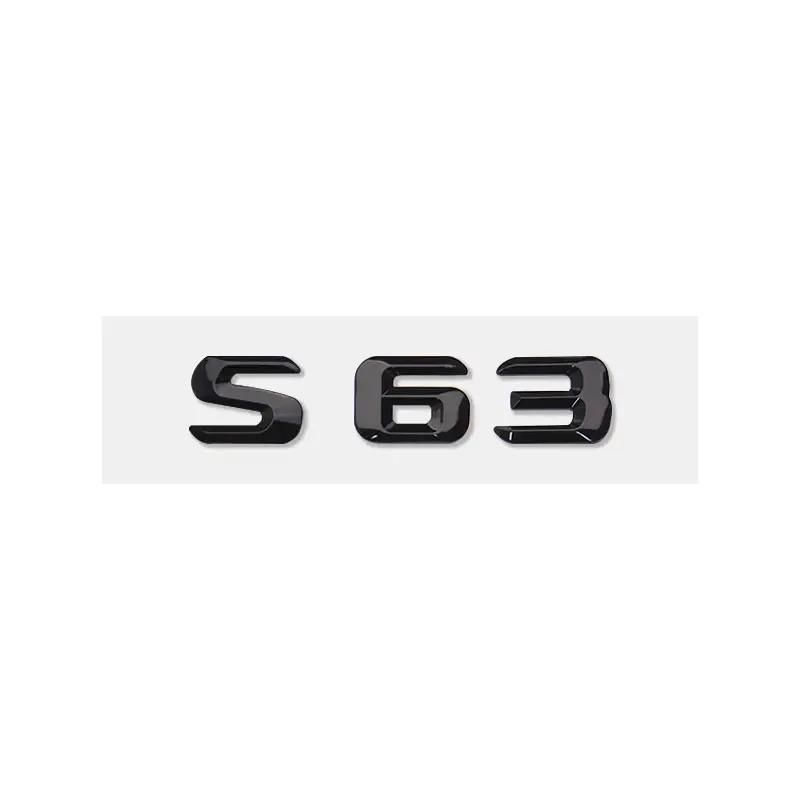 S63 65 160 S220 250 S480 S550 S600 letter logo car stickers for mercedes benz S class refit rear boot displacement trunk label TB7