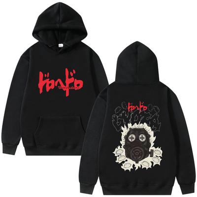 Felpa con Cappuccio Dorohedoro Kaiman Edizione Limitata Calda Uomo Donna Felpa con Grafica Manga Maschile Casual Vintage Pile Cotone Felpe con Cappuccio