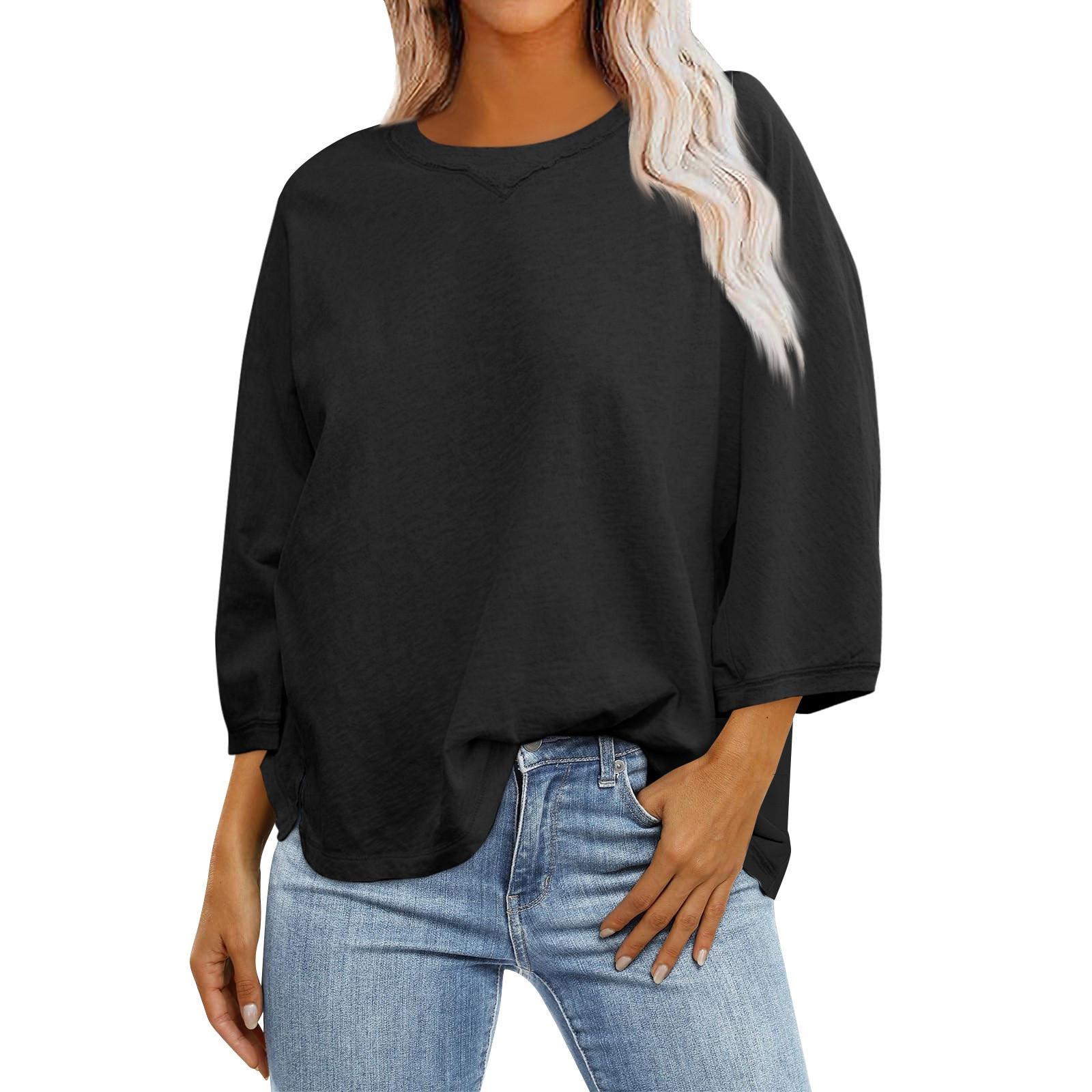 Футболка с пышным подолом на пуговицах — фото 7