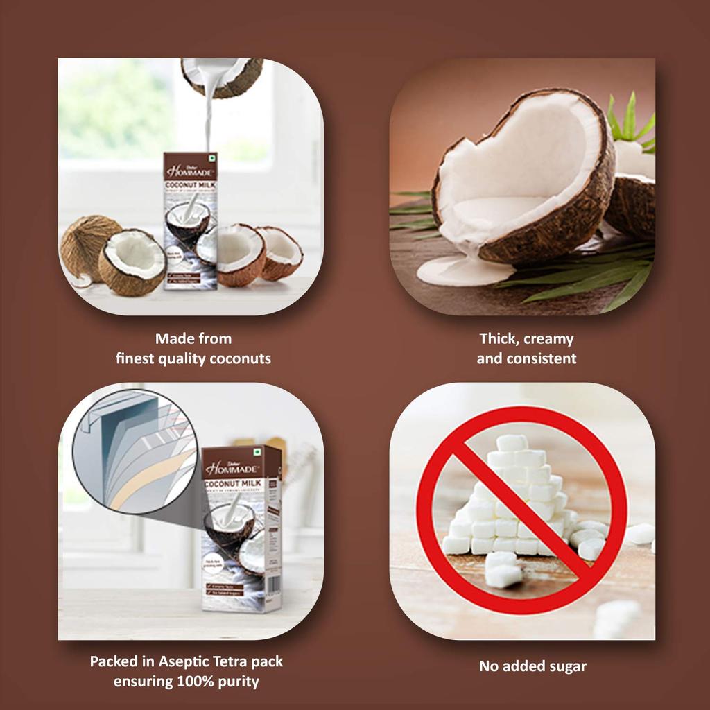 Coconut Milk (200 Ml), Coconut Milk Dabur