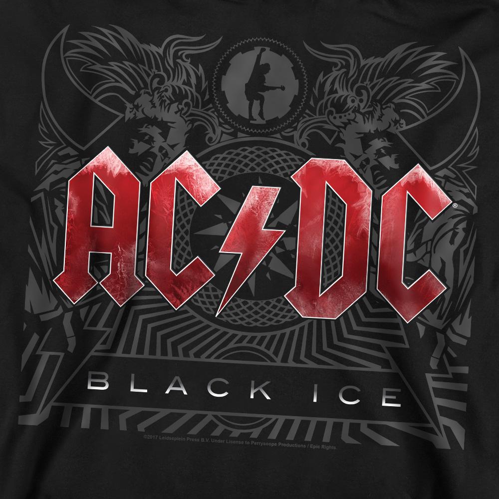 AC/DC Unisex Adult Black Ice Sweatshirt