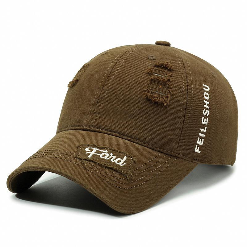 Northwood Retro Distressed Washed Baseball Cap for Men Women Fashionable Personalized Versatile Sun Protection Hat Peaked Cap
