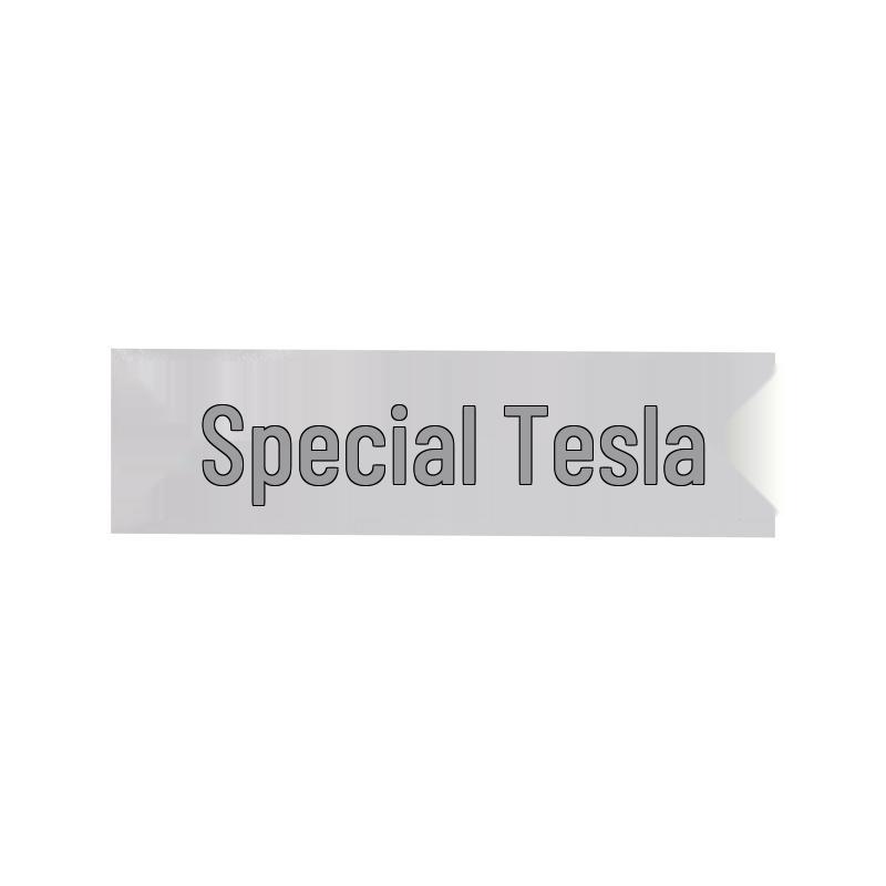 Tesla Model S SpaceX Dual Motor Heckemblem ABS Karosseriemodifikation Aufkleber