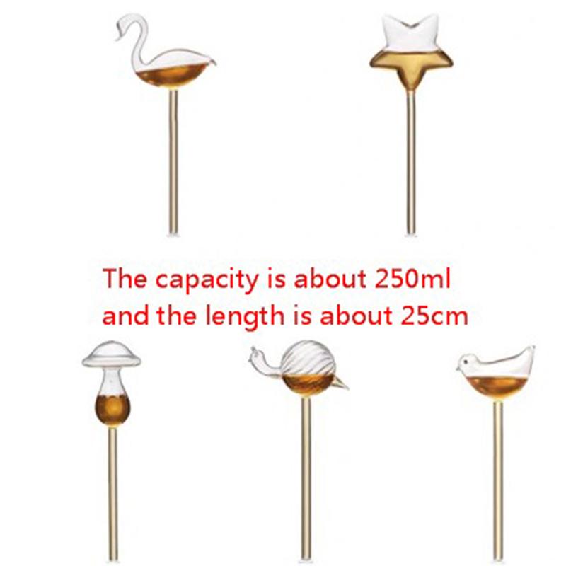 Otomatik Sulama Küresi Bitki Çiçek Su Ampulleri Hayvan Şekilli Cam Ev Dekorasyonu