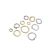 14K Gold Plated Open Jump Ring with Clasp for DIY Jewelry & Pendants