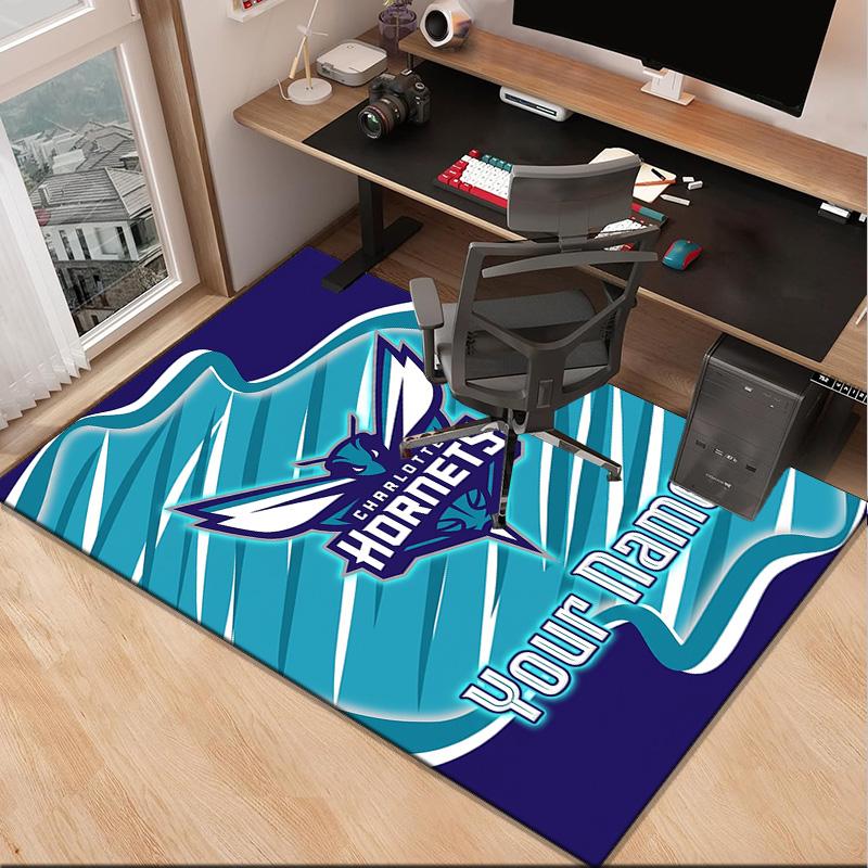 Custom NameCharlotte Logo Art Carpet, Indoor Rug, Chair Rug, Living Rooms, Doormat Made From Polyester Home Decor Birthday Christmas Gifts