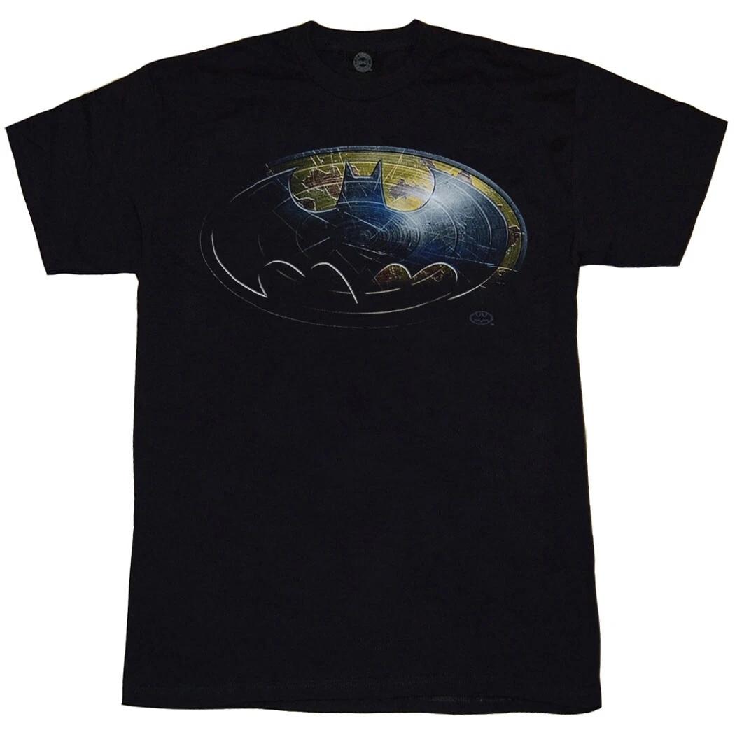Batman Metal Shield Logo T-Shirt S