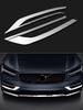 2pcs Chrome Front Fog Light Lamp Lower Bumper Cover Frame Trim Fit for Volvo S90 2017-2019