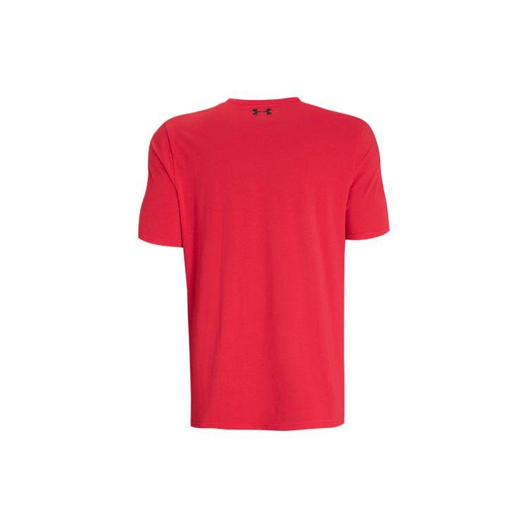 Under Armour Panda Print Regular Crew Neck Sports T-Shirt Unisex Tops Red 1362838-944