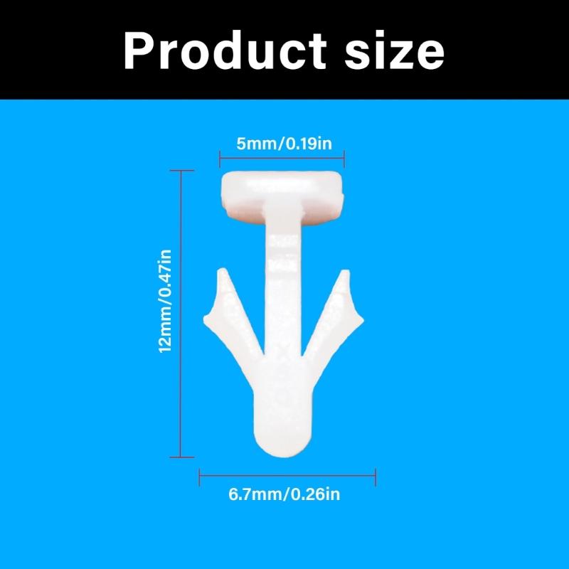 KD45-58-762 KD4558762 for Atenza Rear Door Weatherstrip Retainer Clips Replacement Rivet Clip Front Hood Seal Clip