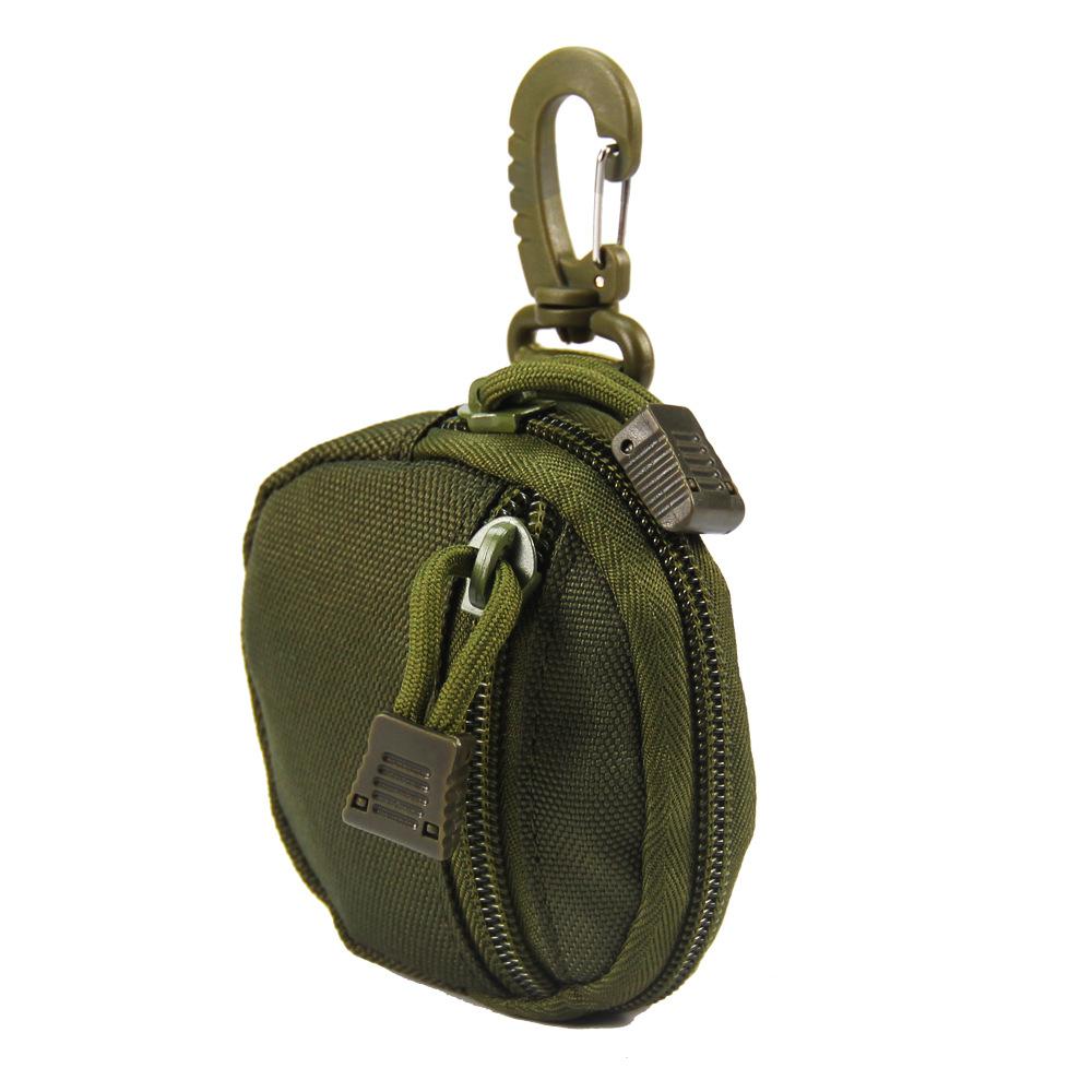 Outdoor sports circular key bag, headphones, USB flash drive, change storage, protection, small accessory bag