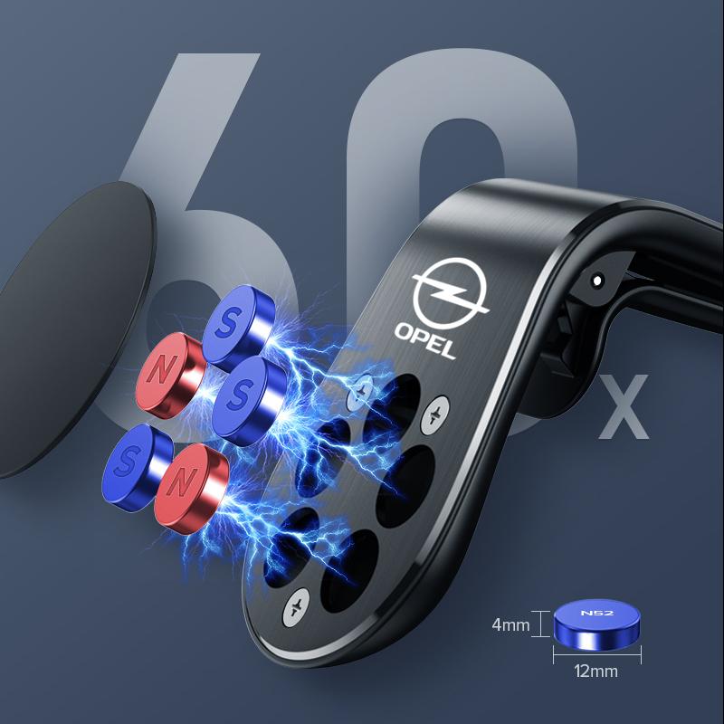 1Pezzo Supporto Magnetico per Telefono da Auto Supporto Metallico Accessori Per Opel Corsa Astra Insignia Vectra Zafira Meriva Mokka Grandland Vivaro