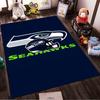 "Seahawks Logo with Helmet Design Rug Non-slip Rug Suitable for Living Room and Bedroom Sofas Sofas"