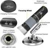 Ninyoon 4K WiFi Microscope for iPhoneAndroid PC, 50-1000X USB Digital Microscope, Wireless Super HD Endoscope Camera, Compatible with All Mobile