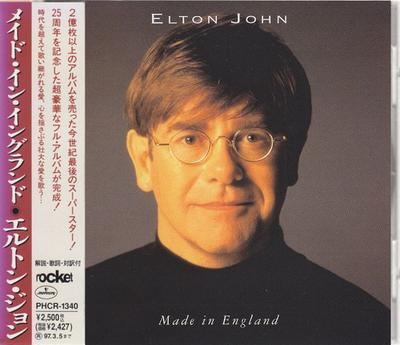 CD ELTON JOHN - Made In England PHCR1340 Mercury 1995 Japan Pop Used