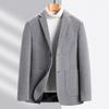 Woolen Blazer Jacket Men's Spring Autumn Casual Suit Fashion Men's Woolen Blazer Coat