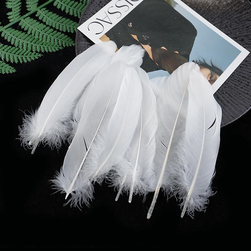 50 Colored Goose Feathers for DIY Dreamcatchers and Art Projects