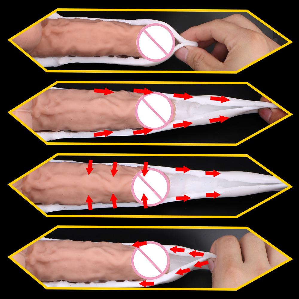 Vagina Massasjer Langvarig Penis Trainer Lomme Mannlig Masturbator Mann Glans Penis Sexleketøy for menn