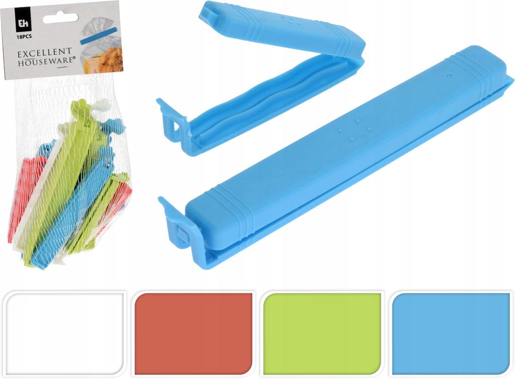 Clips for Closing Food Packaging 18 Pcs