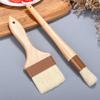 Perii de Bucătărie din Lemn Portabile cu Mâner Lavabile de Rezervă Patiserie Preparare Prăjituri Gătit Barbecue Picnic Perii cu Ulei Instrument