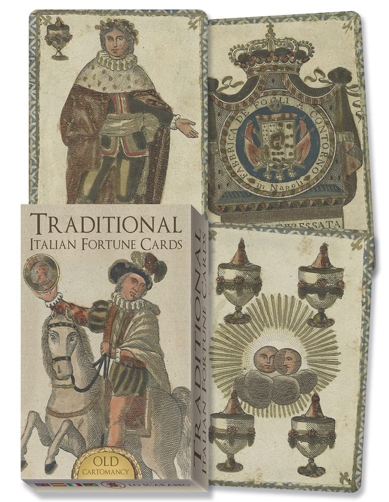 Kancharo Tarot Cards 40 Pieces Tarot Fortune Telling Italian Fortune Japanese Tarot Cards Basic Instructions Pouch Included [Traditional Cards] &