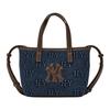 New York Yankees Classic Letter Embossed Adjustable Detachable Cotton Polyester Blend Satin Crossbody Tote Bag Mini Women Handbags 3ACRDM16N-50INS