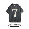 Camiseta Feminina Tendência 2024 Estilo Hong Kong Manga Curta Algodão Puro Tamanho Grande