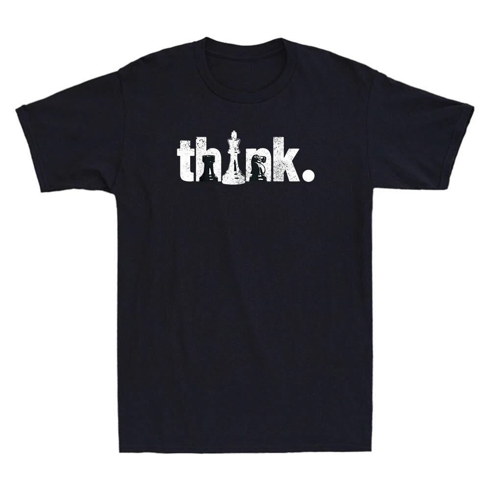Chess Think Vintage Chess Master Club Chess Player Men s Short Sleeve T-Shirt M