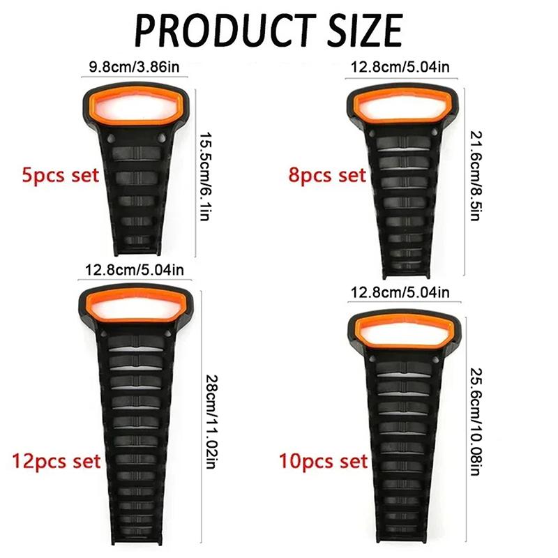 Plastic Wrench Organizer Tray Sockets Storage Tools Rack Sorter Standard Spanner Holders Wrench Holder Wrench Storage Rack